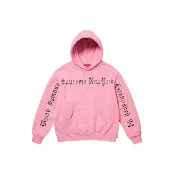 Supreme Contrast Cutout Hooded Sweatshirt