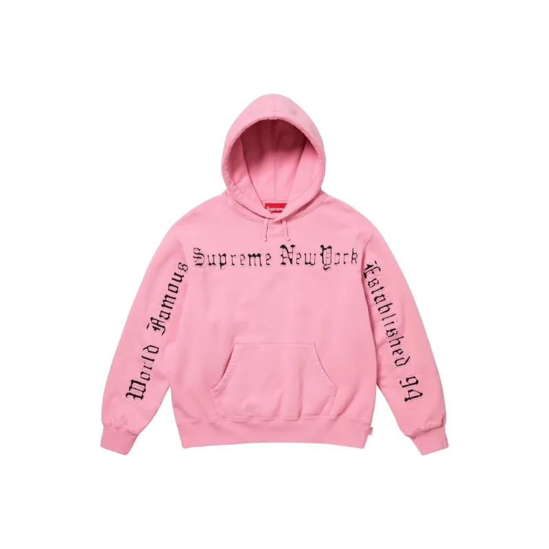 Supreme Contrast Cutout Hooded Sweatshirt-1