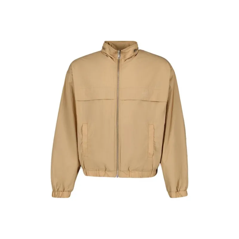 AMIPARIS Paris Logo Printed Zipped Bomber Jacket-0