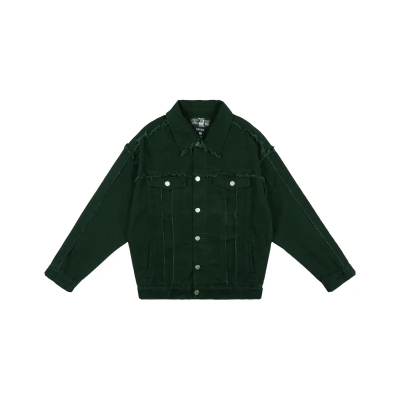 XINYINSU Denim Jacket Unisex White-8