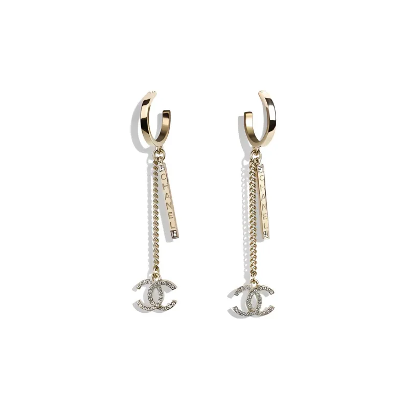 CHANEL Earrings Women's Gold-0