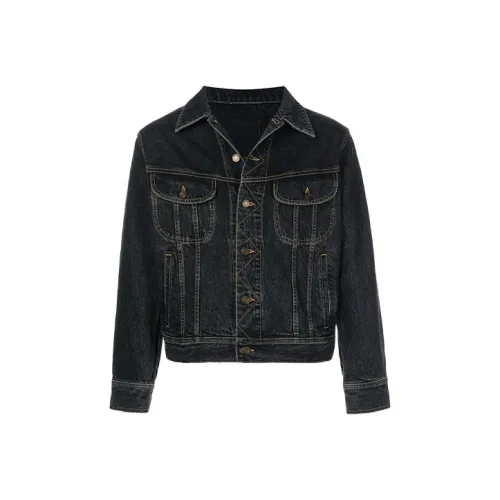SAINT LAURENT SS22 Denim Jacket Men's Black