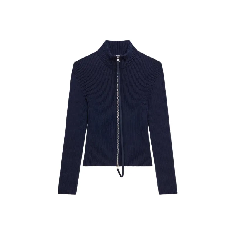 COURREGES Zip Up Knitted Cardigan-0