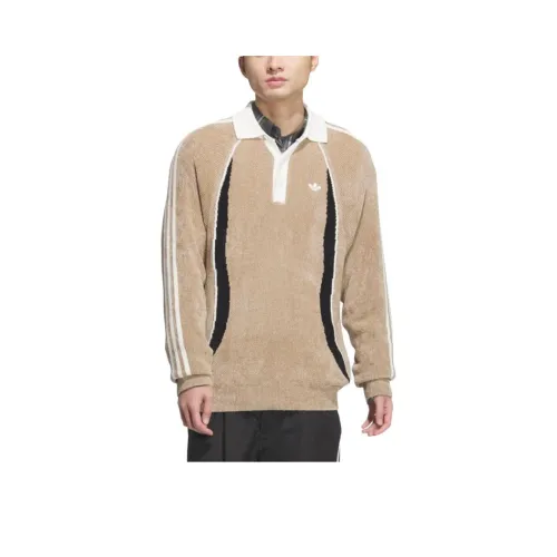 Adidas Originals FW24 Knitwear Men
s Khaki Brown