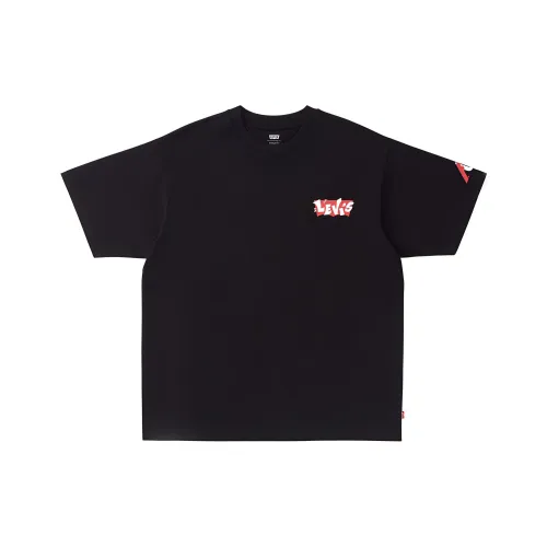 Levis FUJI ROCK FESTIVAL Collaboration Edition T-Shirts Unisex Black