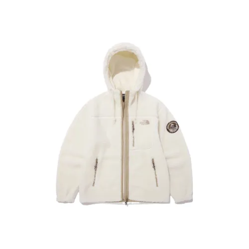 THE NORTH FACE Play Fleece Hoodie Fleece Jacket Ivory Korea Version