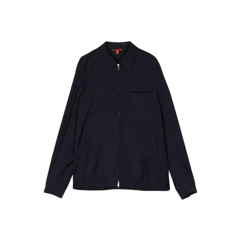 Barena Zip up Wool Shirt Jacket-0
