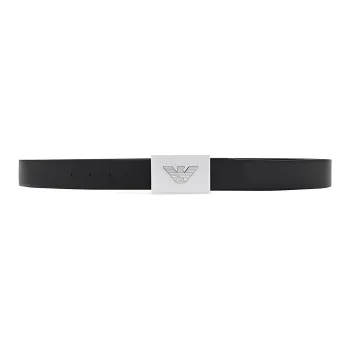 EMPORIO ARMANI Leather Belts Men Black