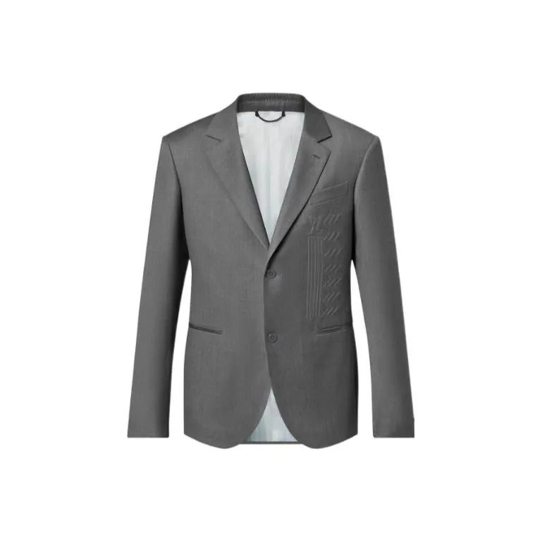 LOUIS VUITTON SS22 Business Suit Coat Men's Gray-0