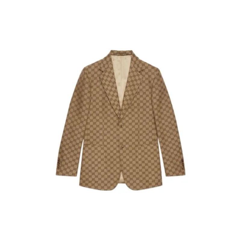 GUCCI Gg Supreme Linen Blazer-0