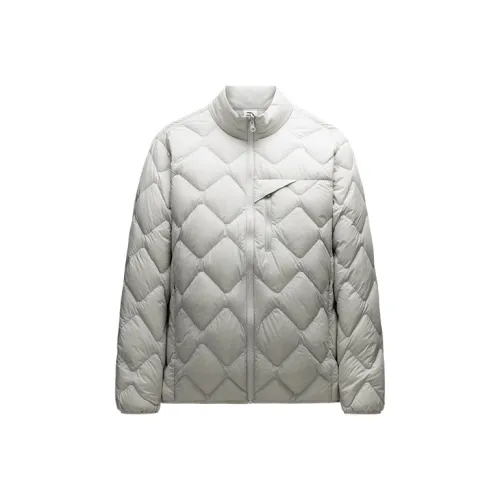 CHAOJIANTA Down Jacket Men's Plain Mist Gray