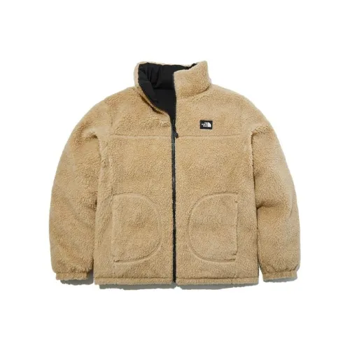 THE NORTH FACE Ss22 Reversible Fleece Jacket Brown Unisex Korea Version