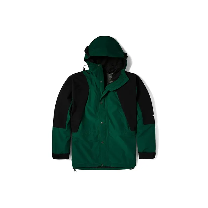 THE NORTH FACE Mountain Waterproof And Breathable Windbreaker Jacket Unisex Green-0