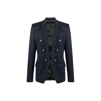 BALMAIN Business Suits Coats Men's Navy Blue