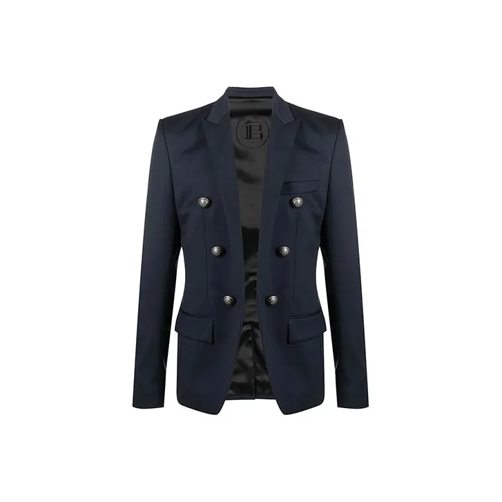 BALMAIN Business Suits Coats Men's Navy Blue-0