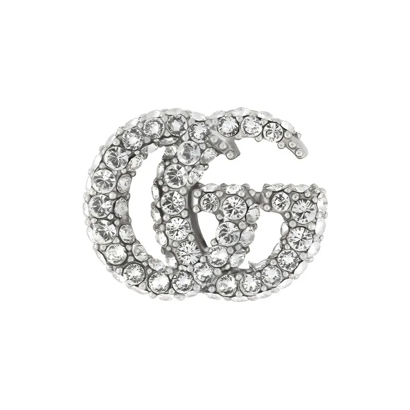 GUCCI Gg Marmont Single Crystal Earring-0