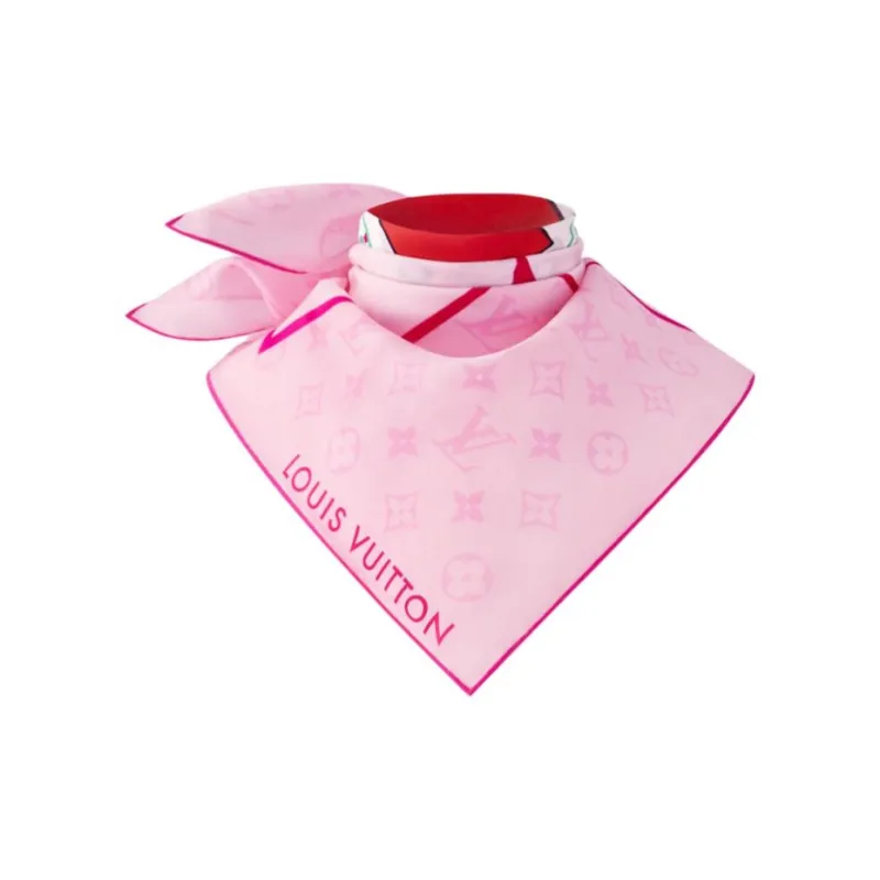LOUIS VUITTON X Takashi Murakami Carre 55 Cherry Blossom-1