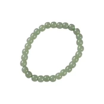Execute The Blessing Hetian Jade Bracelets White Jade/Pale Greenish White Jade Unisex