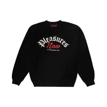 PLEASURES Appointment Fleece Crewneck