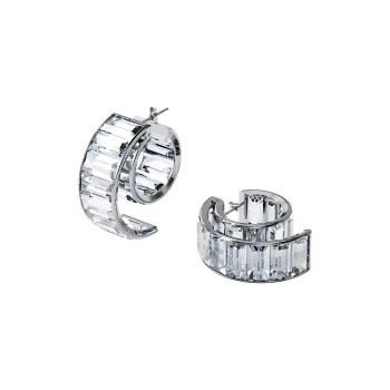 Swarovski Matrix Earrings Women's Silver
