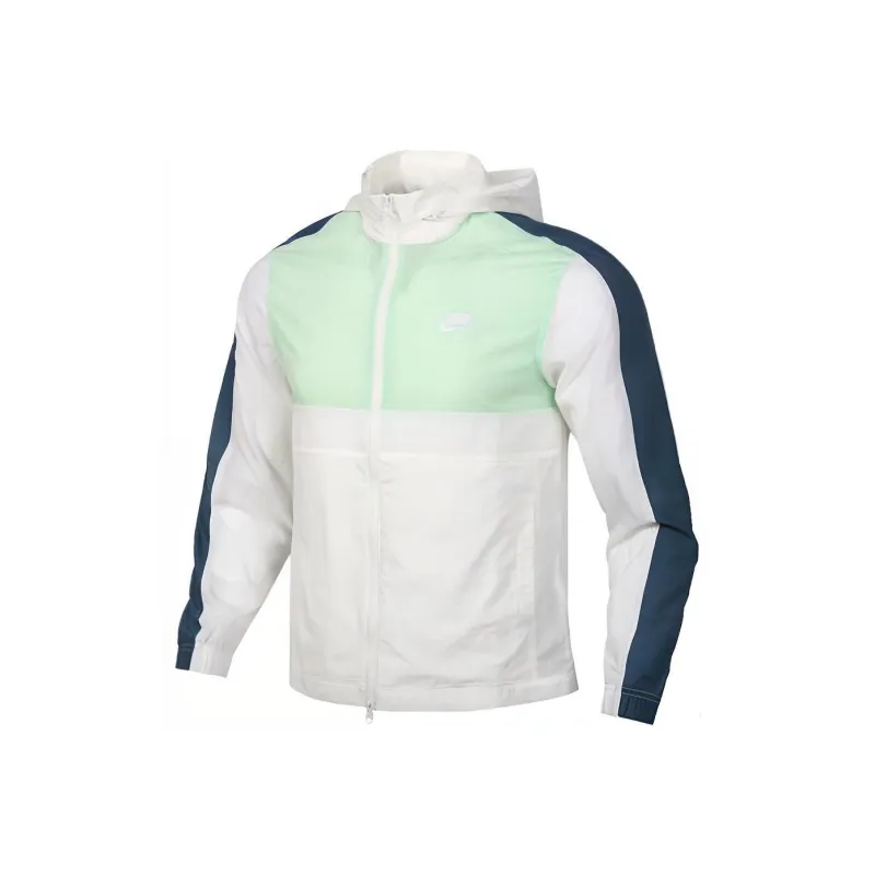 Nike Jackets Men White Green-0