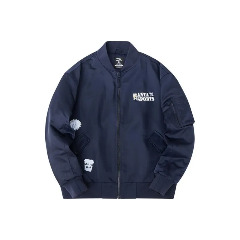 Anta Jackets & Coats Men's Midnight Blue-0