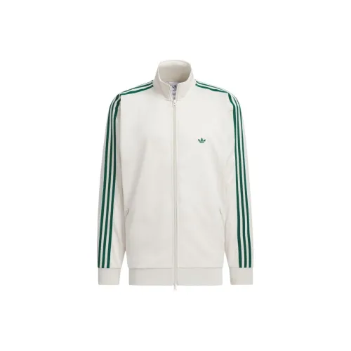 Adidas Originals BECKENBAUERTRACK SUIT AW24 Jackets & Coats Unisex Transparent Brown/Preppy Green