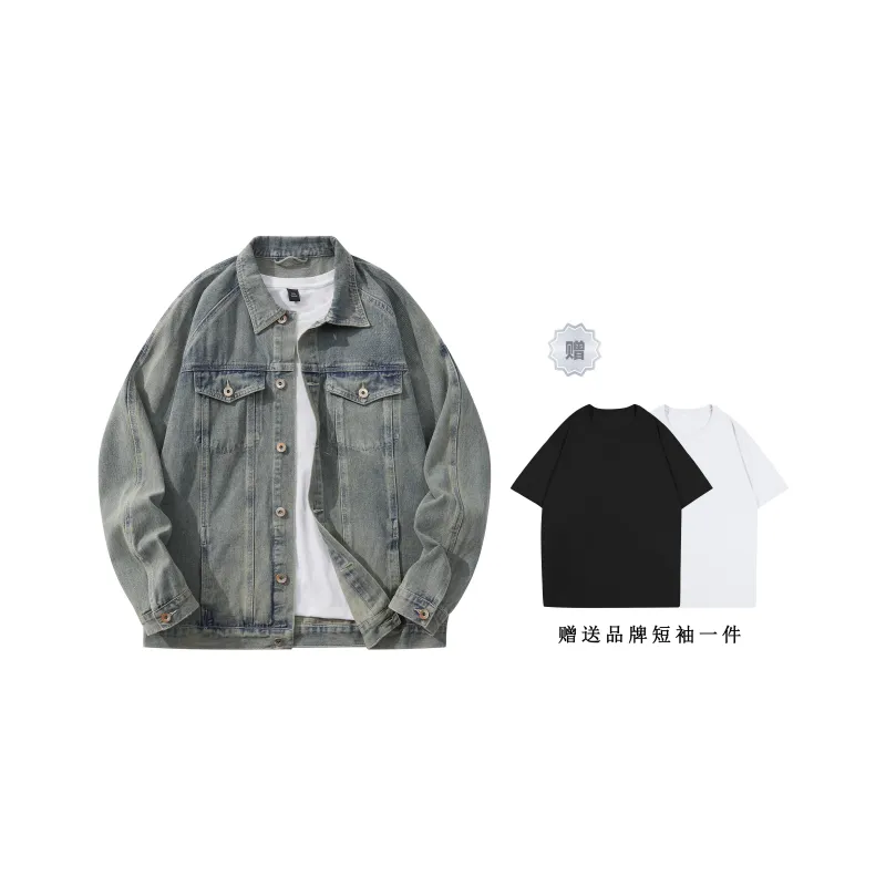 BOTH PLAY Denim Jackets Unisex-6