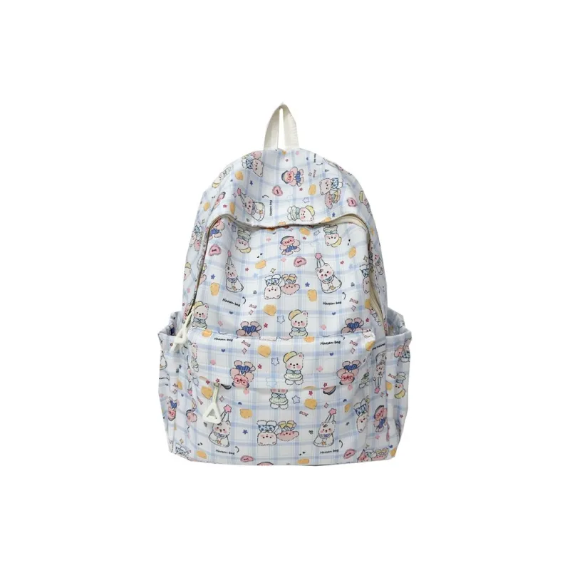 XIANGSU Nylon Backpack Regular Women's Multicolor-20