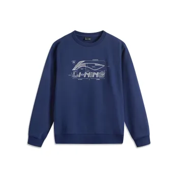 LiNing Sports Life Collection Sweatshirt Unisex Dark Slate Blue