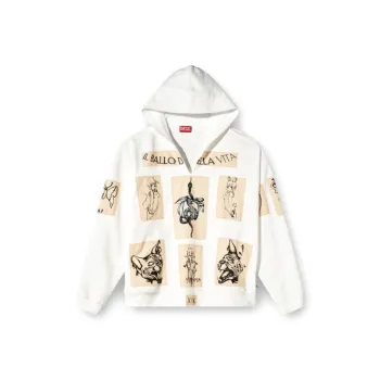 DIESEL X Damiano David S Boxt Hoodie