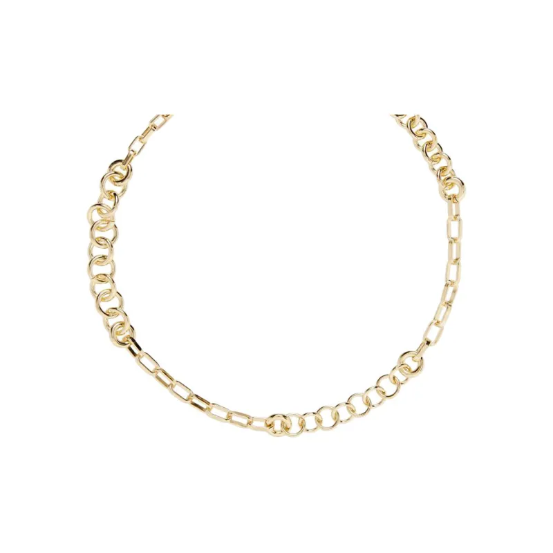 Laura Lombardi 14K Gold Plated Brass Necklaces Women's Gold-1