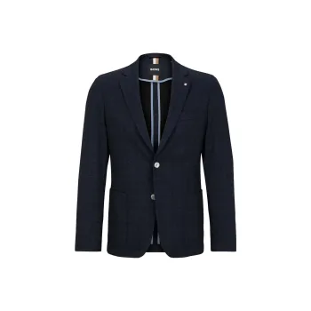 HUGO BOSS Business Suits Men Dark Blue