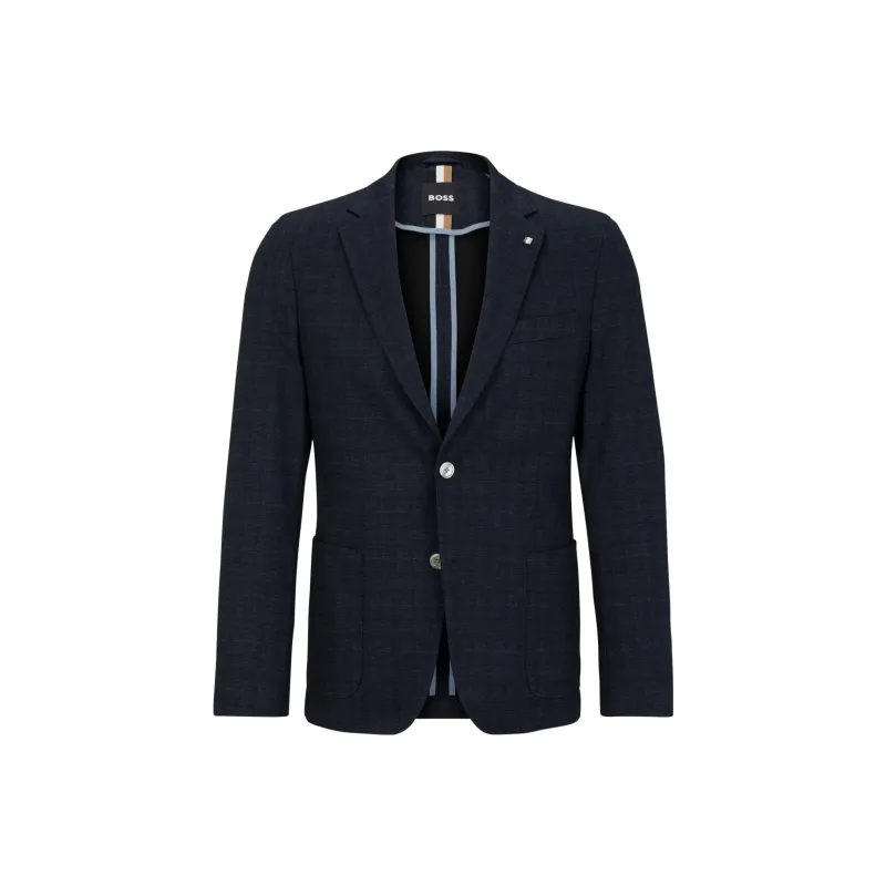 HUGO BOSS SS23 Business Suit Coat Men's Dark Blue-0