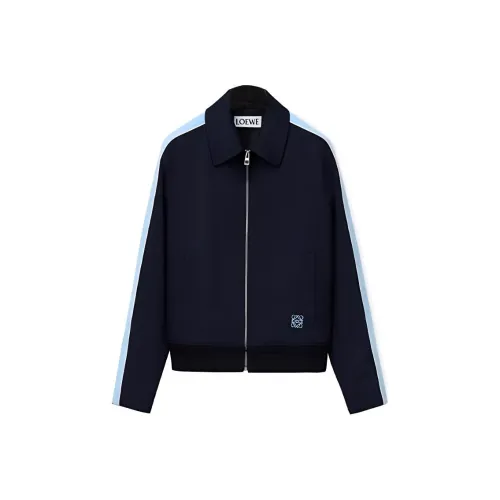 LOEWE Jackets Men Navy Blue