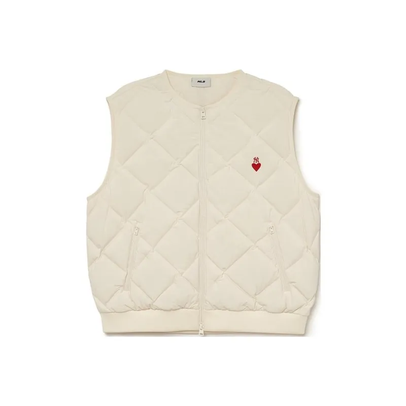 MLB New York Yankees Vests Men Ecru-0