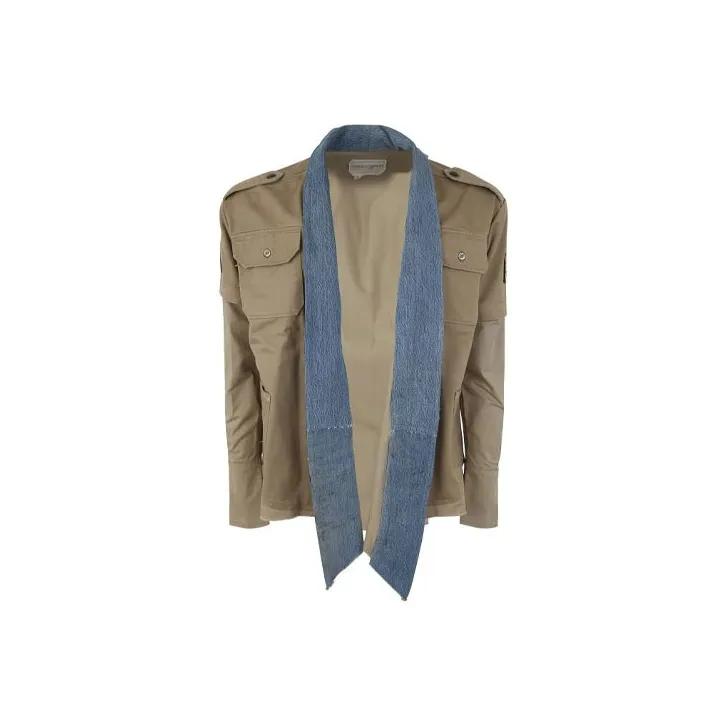 GREG LAUREN Two tone Cotton Military Jacket-0