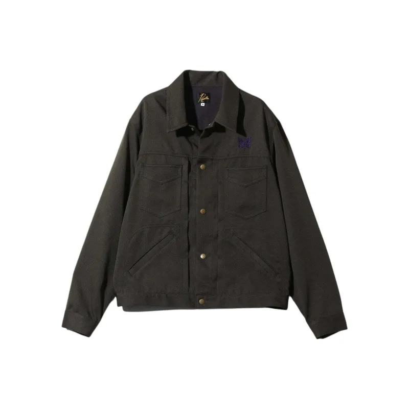 Needles SS24 Jacket Unisex Dark Green-0