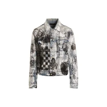 AMIRI Denim Jackets Men Multicolor