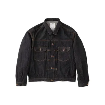 Visvim Denim Jackets Men Black