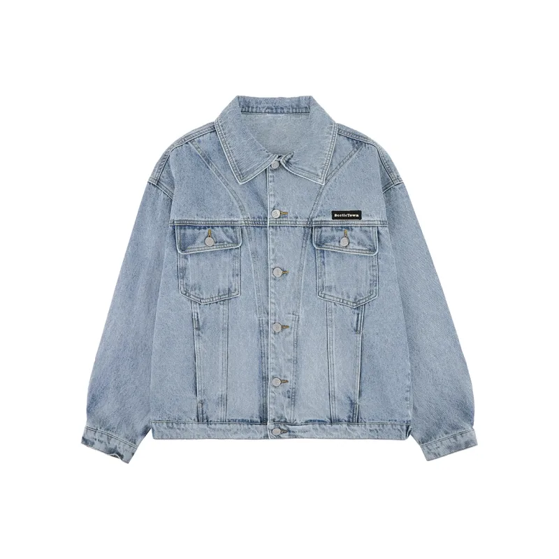 BEETLE TOWN Denim Jacket Unisex-7