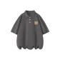 [7A Grade Antibacterial]Dark Gray (Warm Brown Smile Chest Logo)