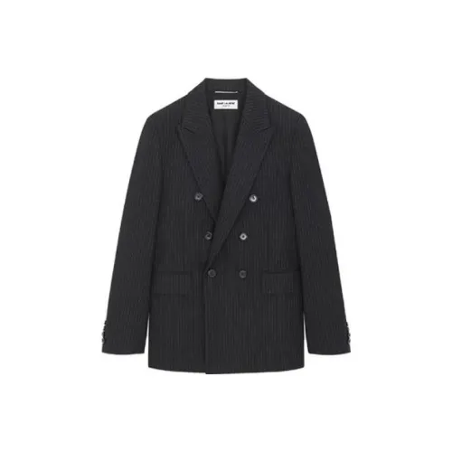 SAINT LAURENT FW23 Business Suits Coats Men's Black