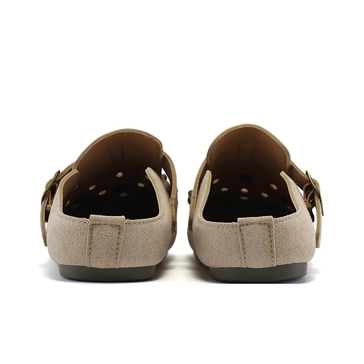 Lin Feng Cork Sole Closed Toe Slippers Women's-3