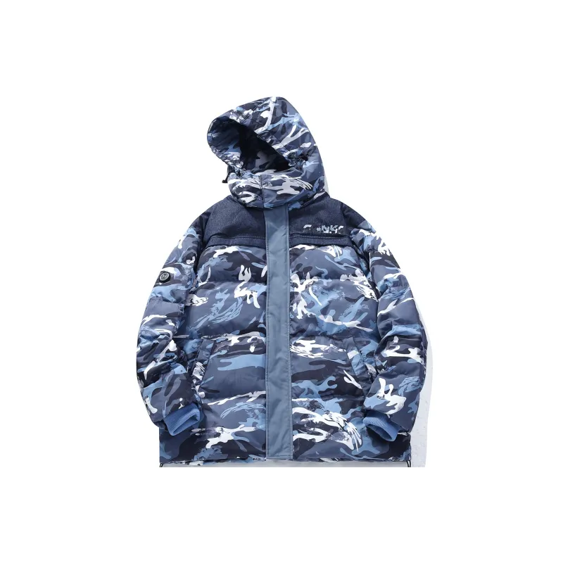 Guuka Puffer Jackets Men Blue-0