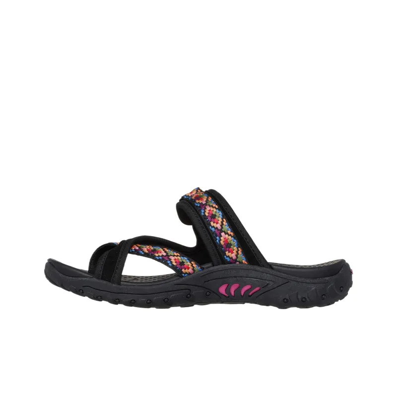 Skechers Reggae Flip Flops Women's Black-2