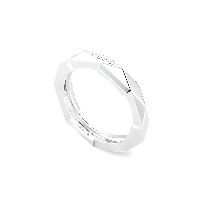 GUCCI Link To Love Series Rings Unisex-2