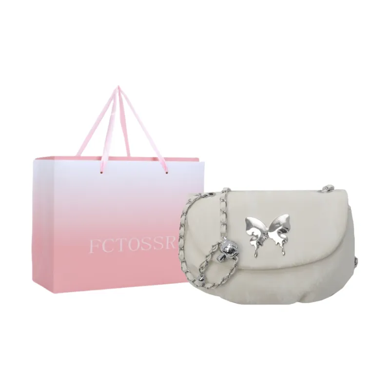 FCTOSSR PU Shoulder Bag Crossbody Bag Small Size Women's White/Silver/Black/Blue-0