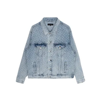 CLIMAX VISION C Collection Denim Jacket Unisex Washed Blue