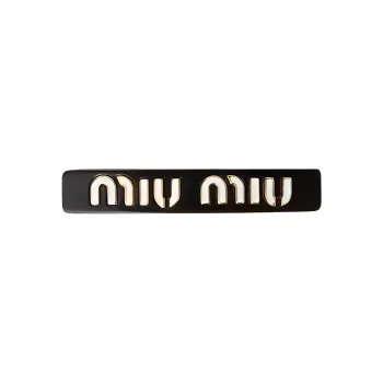 MIU MIU Hair Clips Women's Black